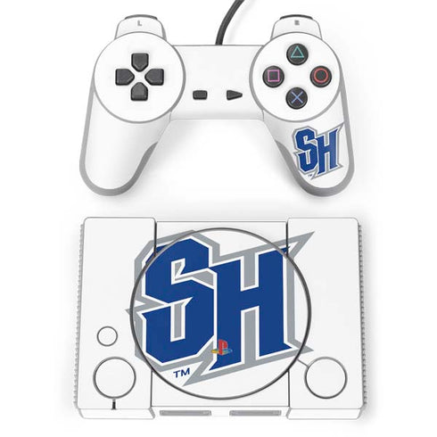 Seton Hall University Pirate Blue PlayStation Classic Bundle Skin